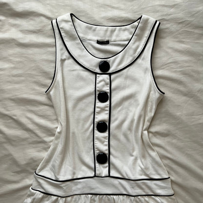 Low Waist button dress