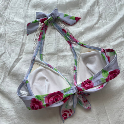 Light Floral lace bikini set
