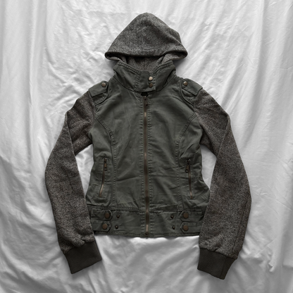 Olive Military-Inspired Jacket