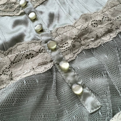 Sage lace cami
