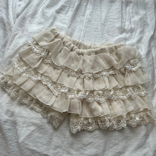 Lace layered bloomers