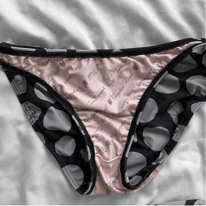 Black & grey dots bikini Set