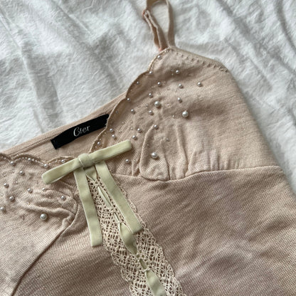 Pearls cami knit