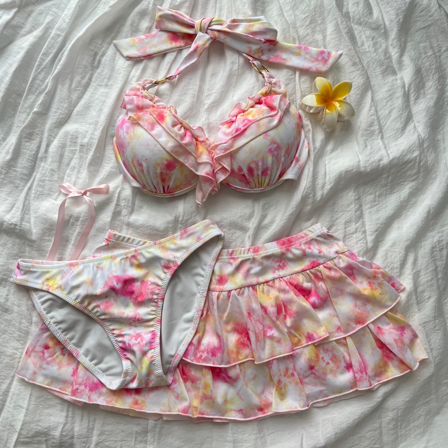 Shoujo pink bikini set