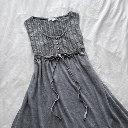 Dolly Grey knit Dress