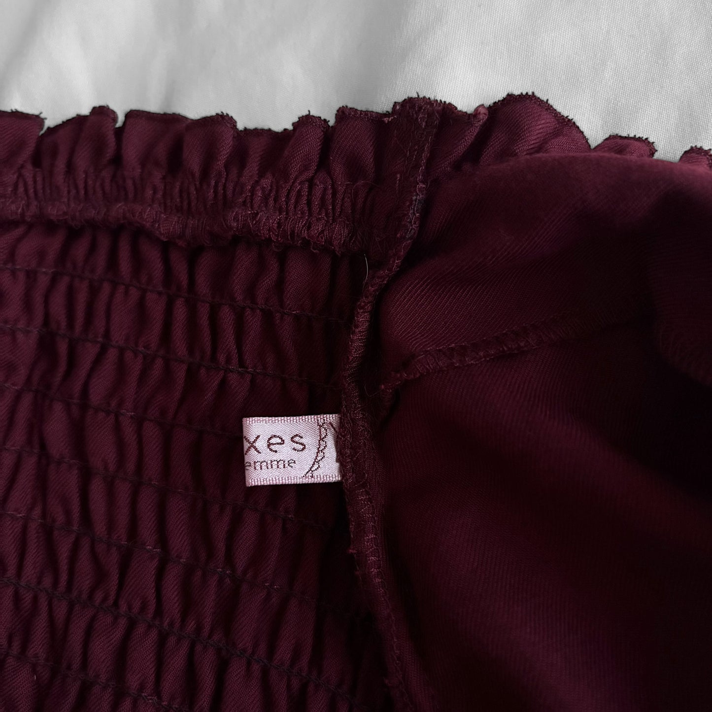 ‘Axes Femme’ Burgundy Victorian Style Dress