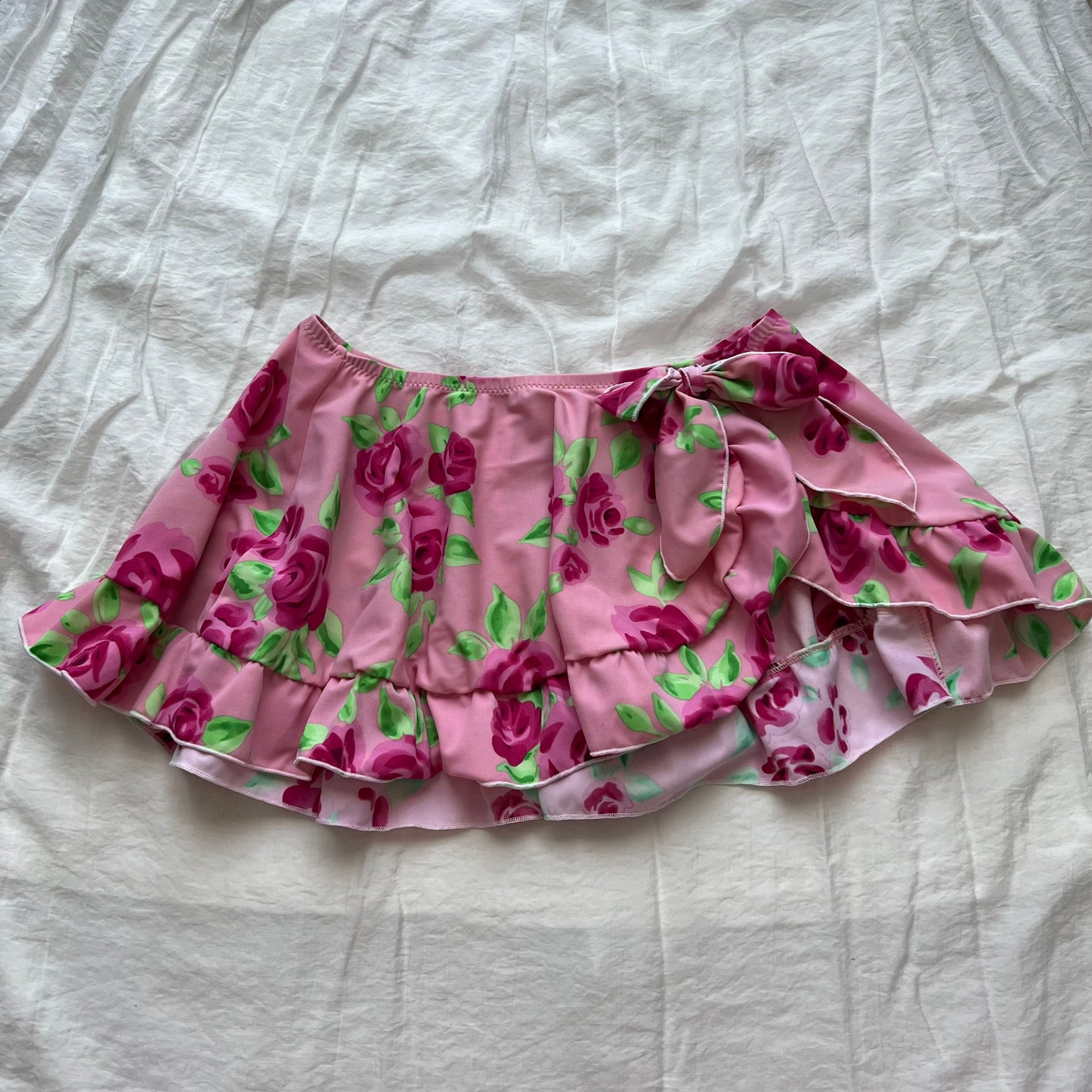 Pink Floral lace bikini set