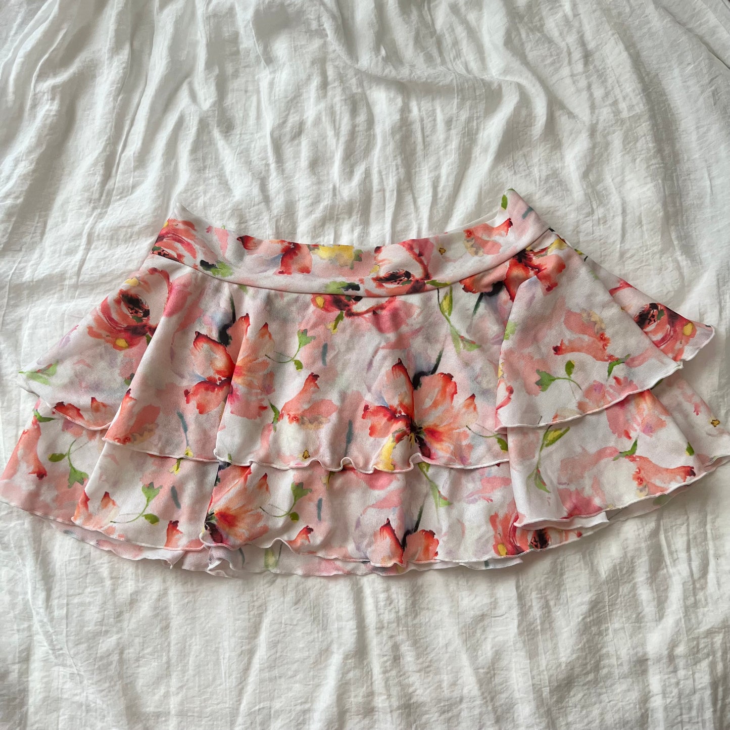 Floral frills bikini set