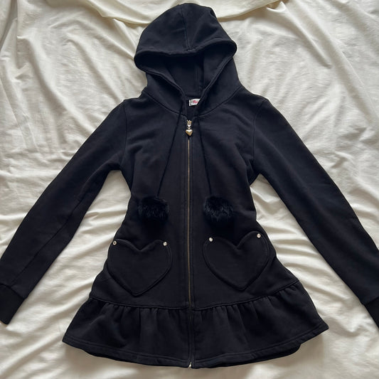 Heart pockets hoodie