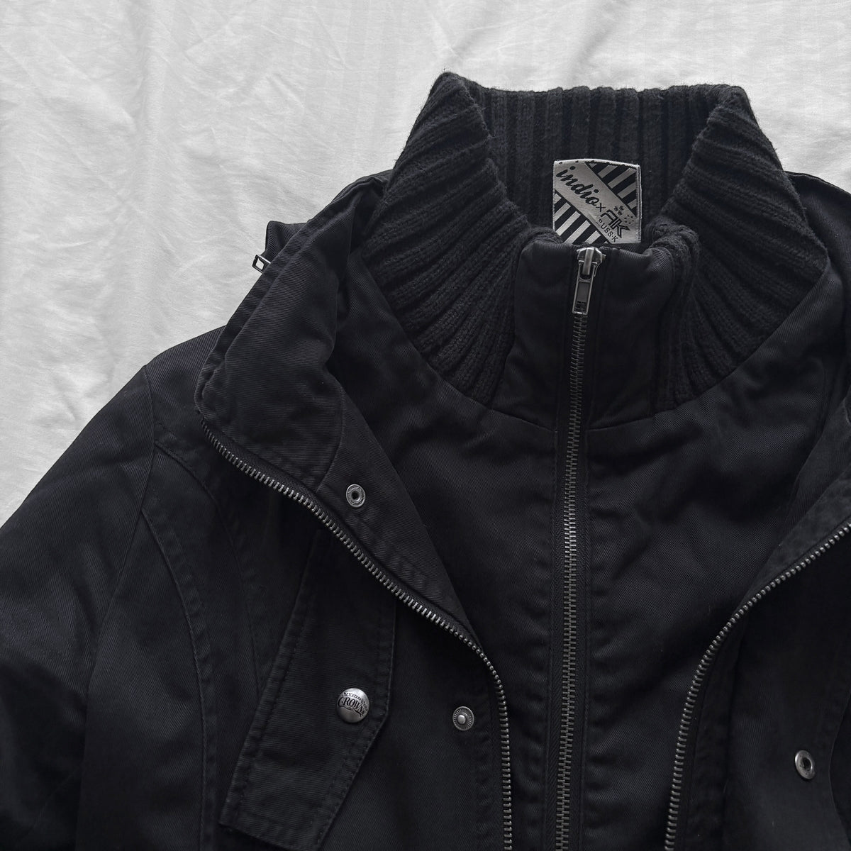 Military Style Hooded Jacket