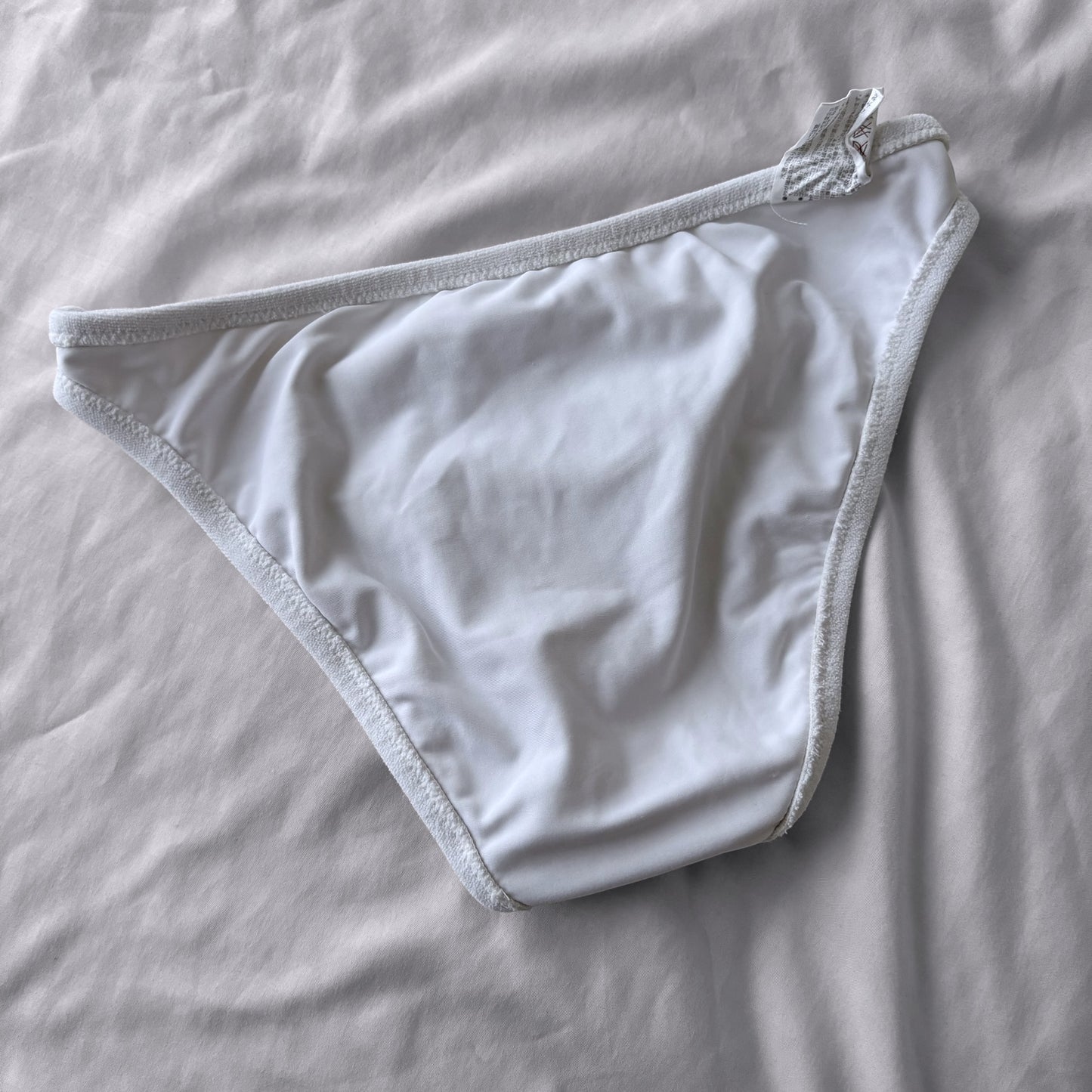 M size•White Cecil McBee bikini Set