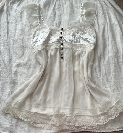 White lace cami babydoll