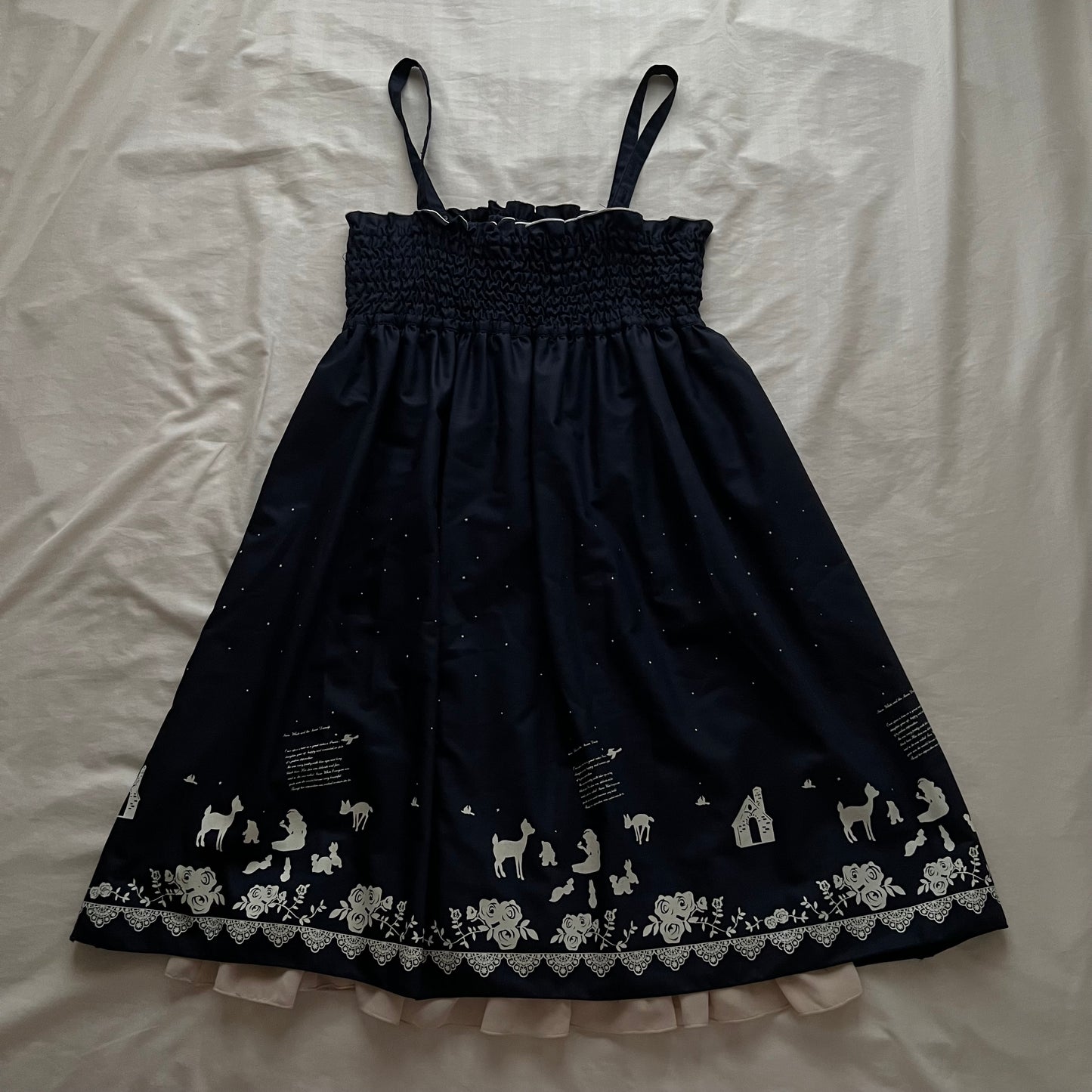 Dark coquette babydoll dress