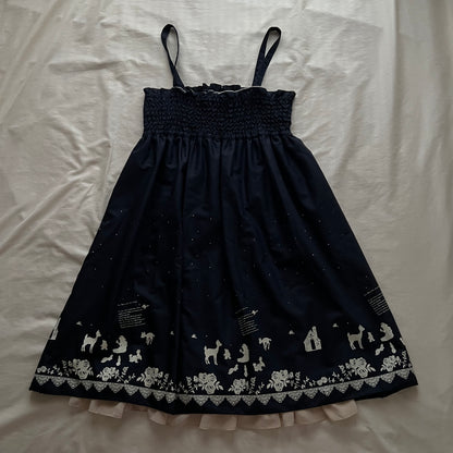 Dark coquette babydoll dress
