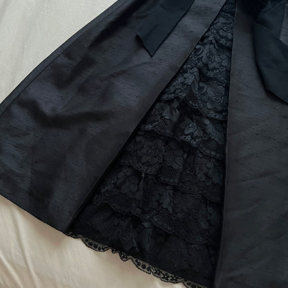 Dark coquette elegant dress