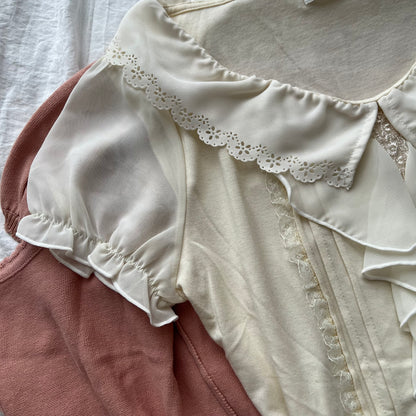 Cute cardigan & top set