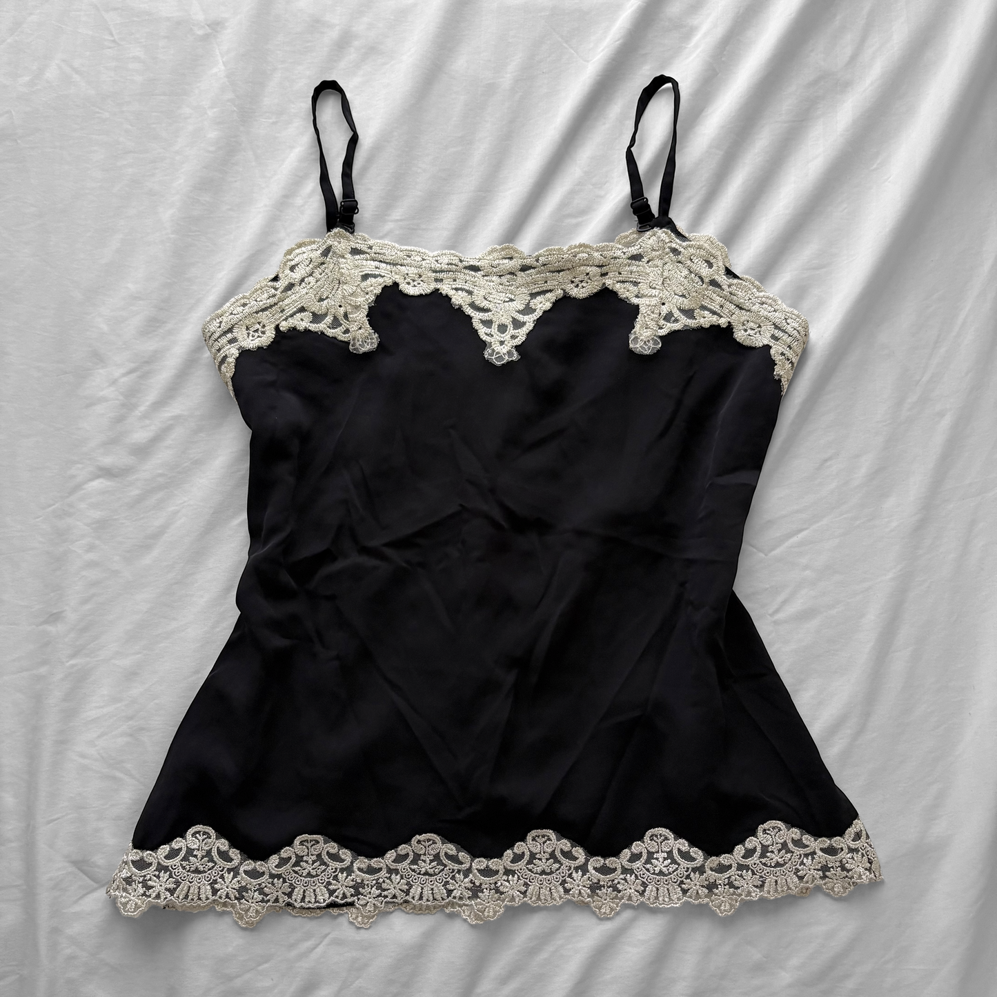 ‘Axes Femme’ Black & Lace Corset Top