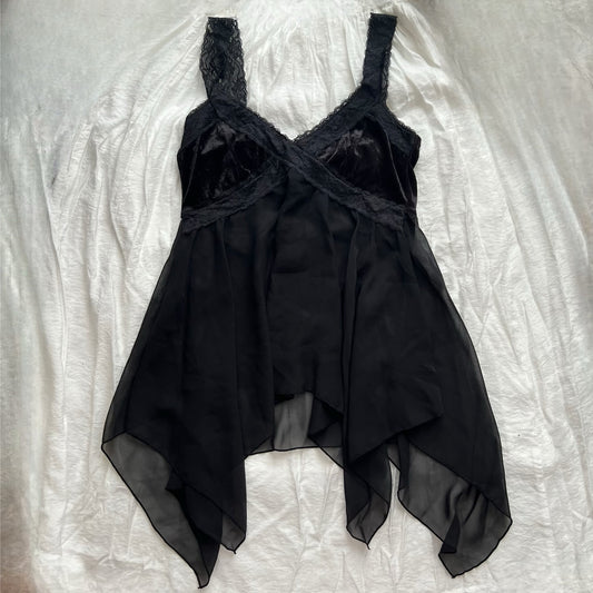 Black fairy lace cami