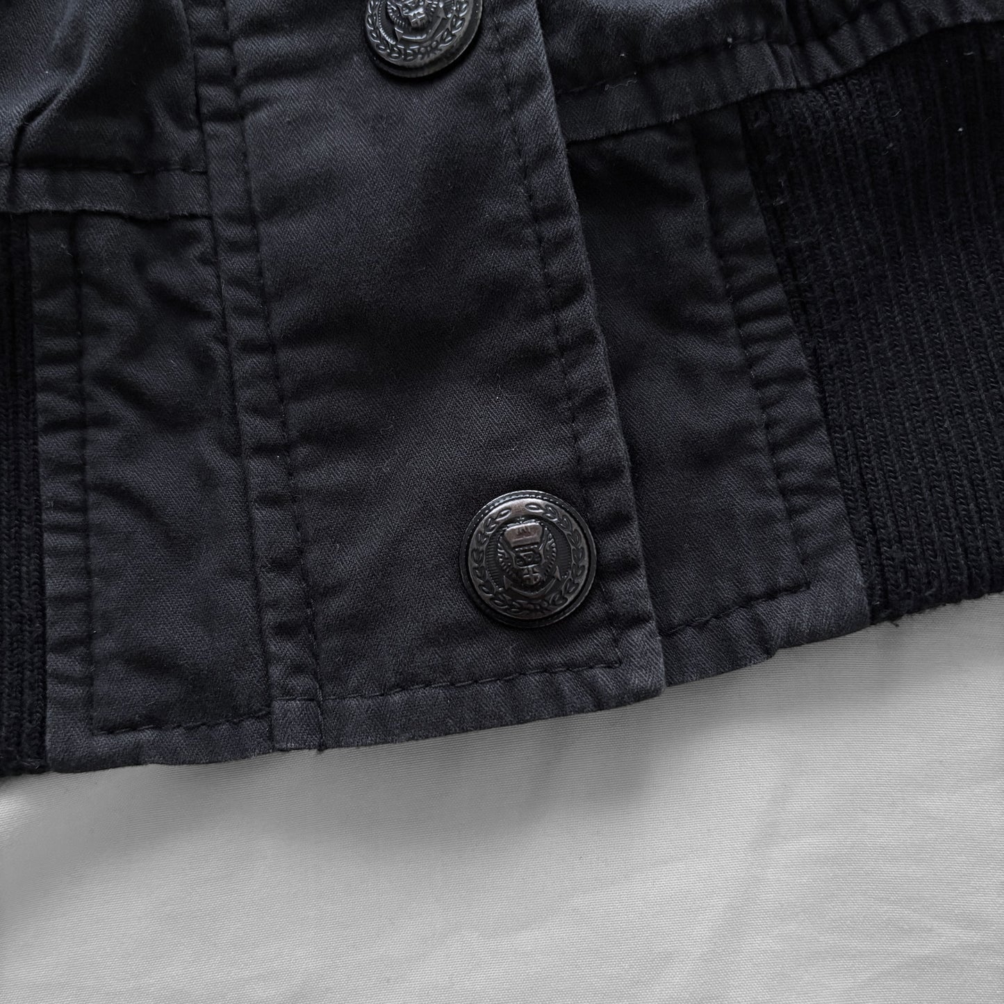 Black Hooded Utility Jacket