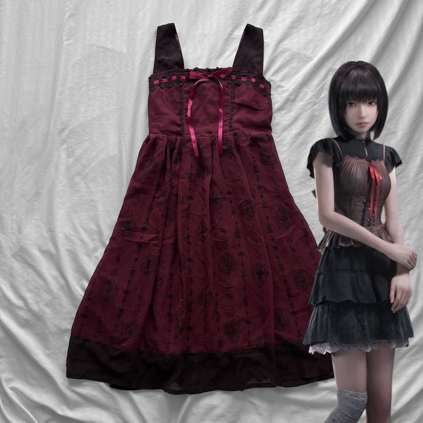 ‘Axes Femme’ x 'Disney' Alice in Wonderland Dress