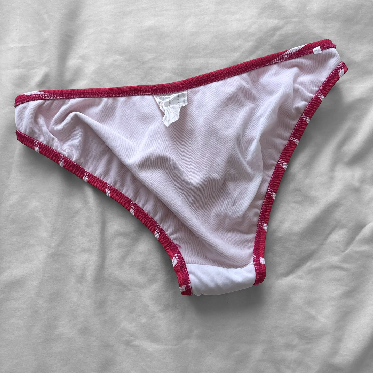 M size•Hot Pink Striped bikini Set