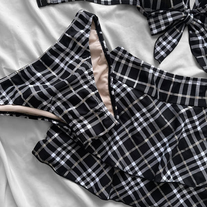 M size•Check bikini Set