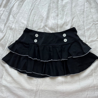 Bikini Black frilly Set