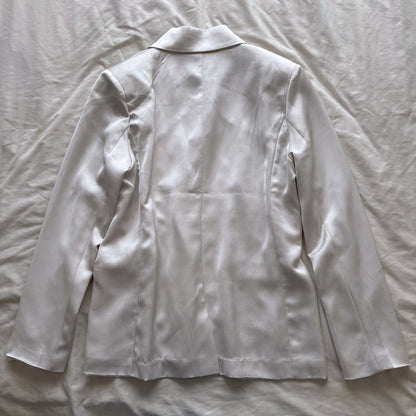 ‘AMATERAS’ Ivory Satin Blazer