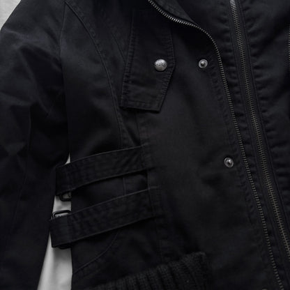 Military Style Hooded Jacket