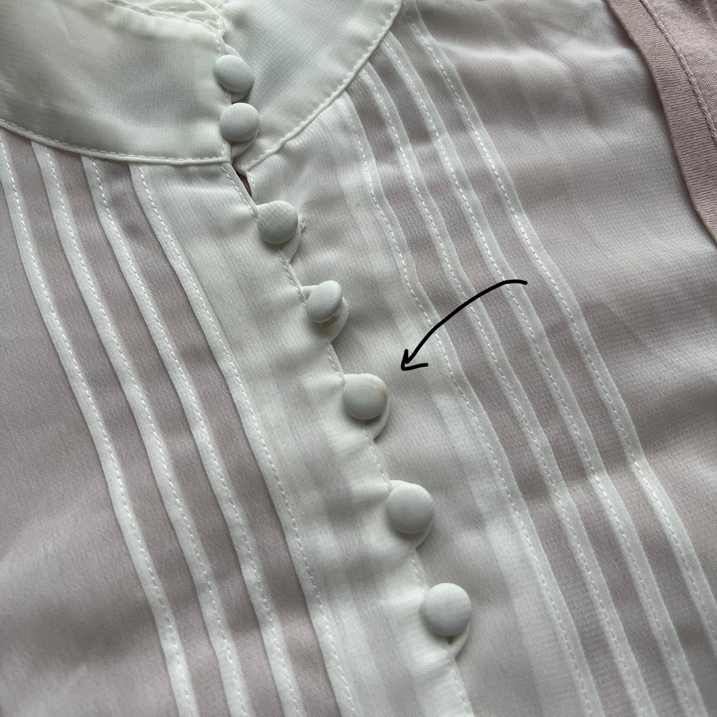 Milkmaid pale pink top