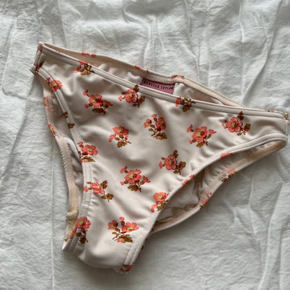 Floral frilly bikini set