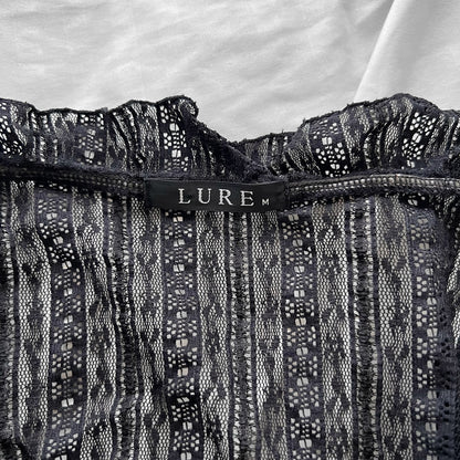 Lace ribbon cardigan