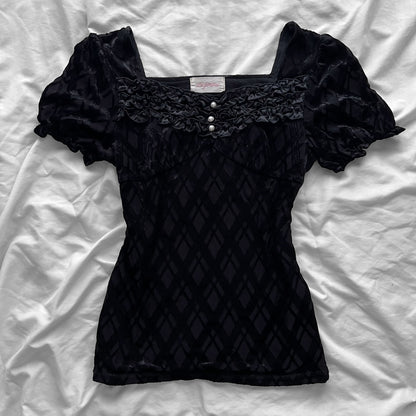 Checkered blouse