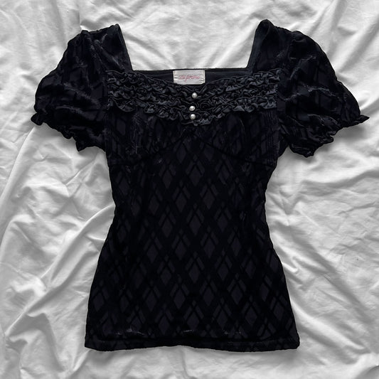Checkered blouse