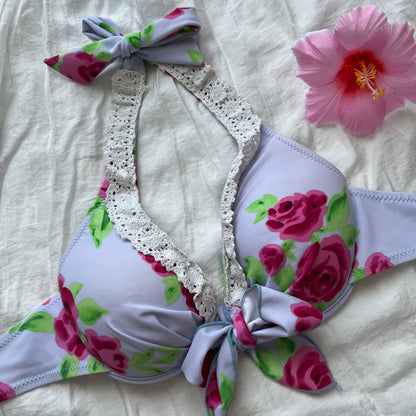 Light Floral lace bikini set