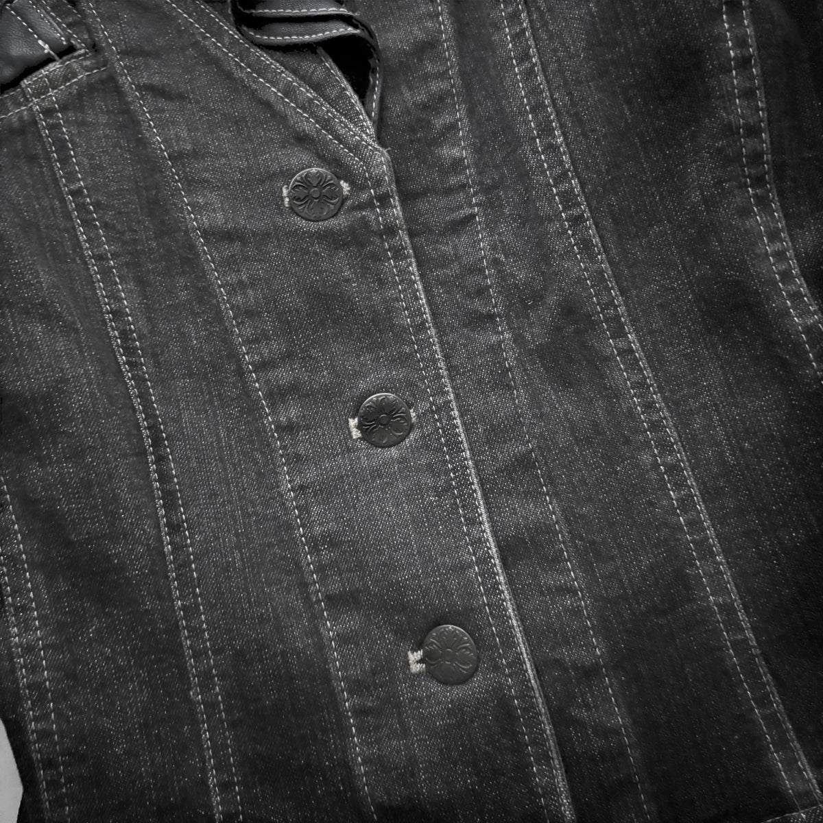Dark Denim Frilly Jacket