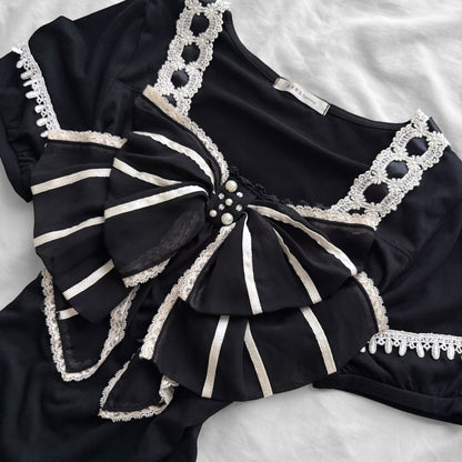 RARE ‘Axes Femme’ Big Ribbon Top