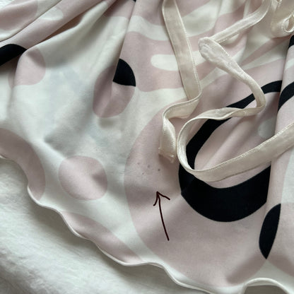velour ribbon top
