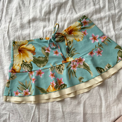 Blue Floral bikini set