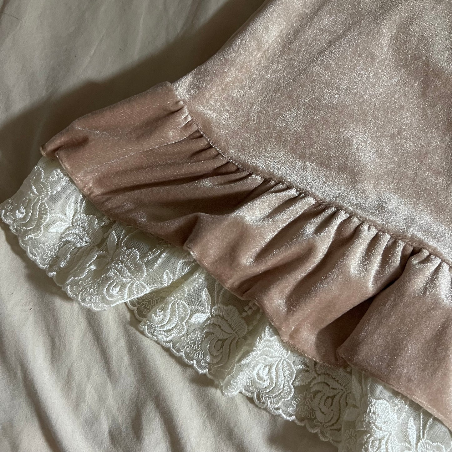 Velvet lace dress