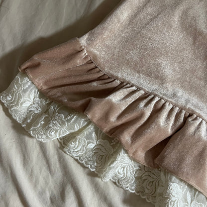 Velvet lace dress