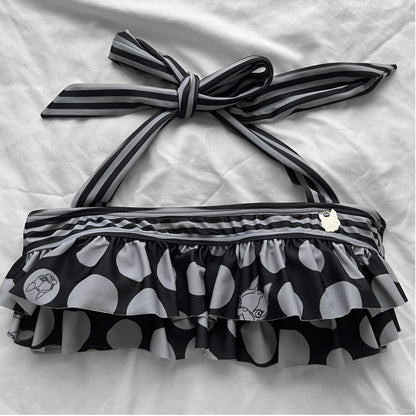 Black & grey dots bikini Set