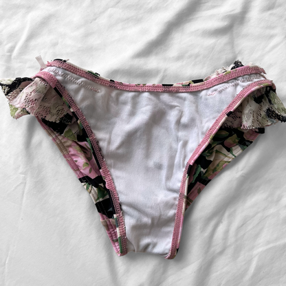 S size•Pink Floral & lace bikini Set