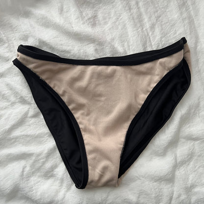 L size•Black flower coquette bikini Set