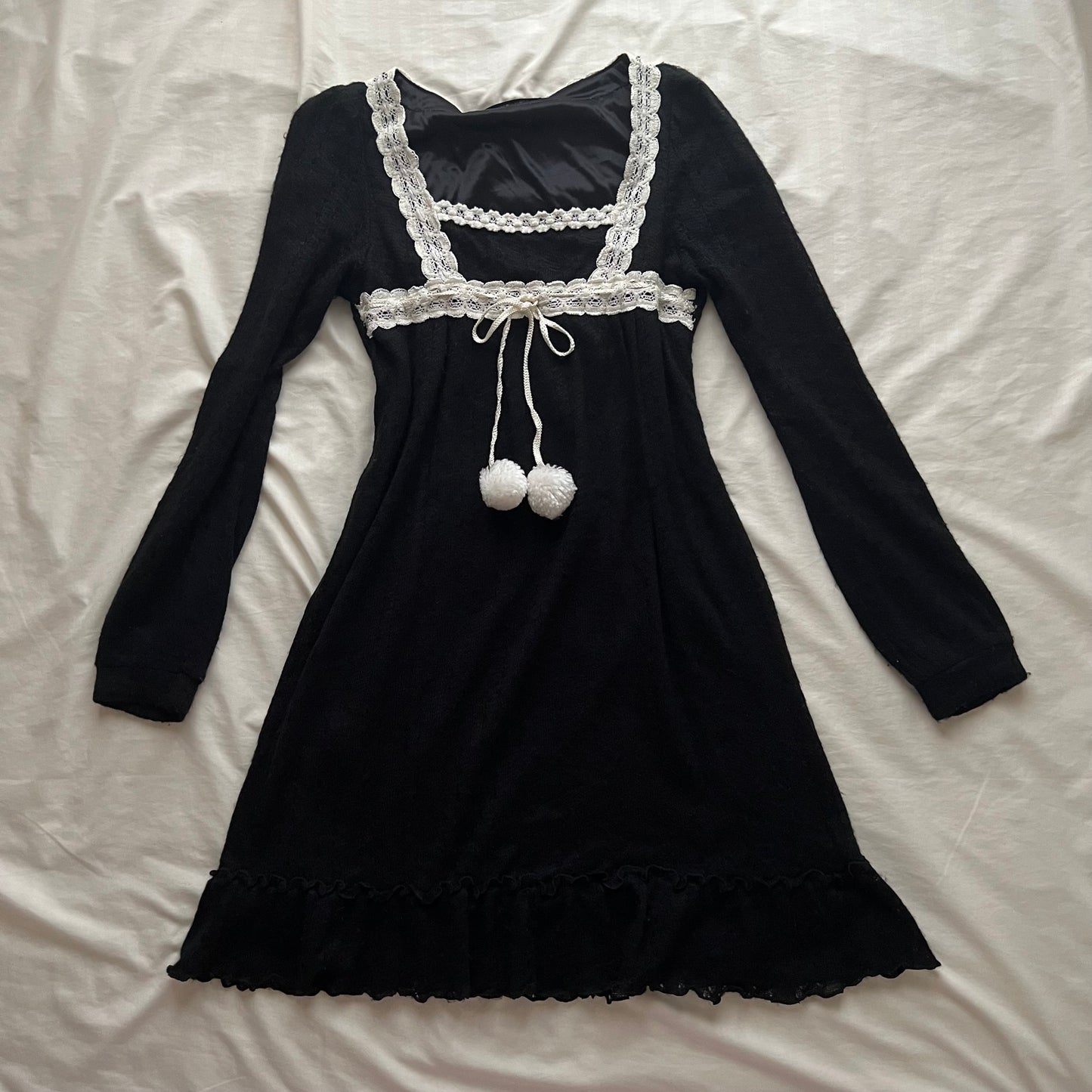Pompom winter dress