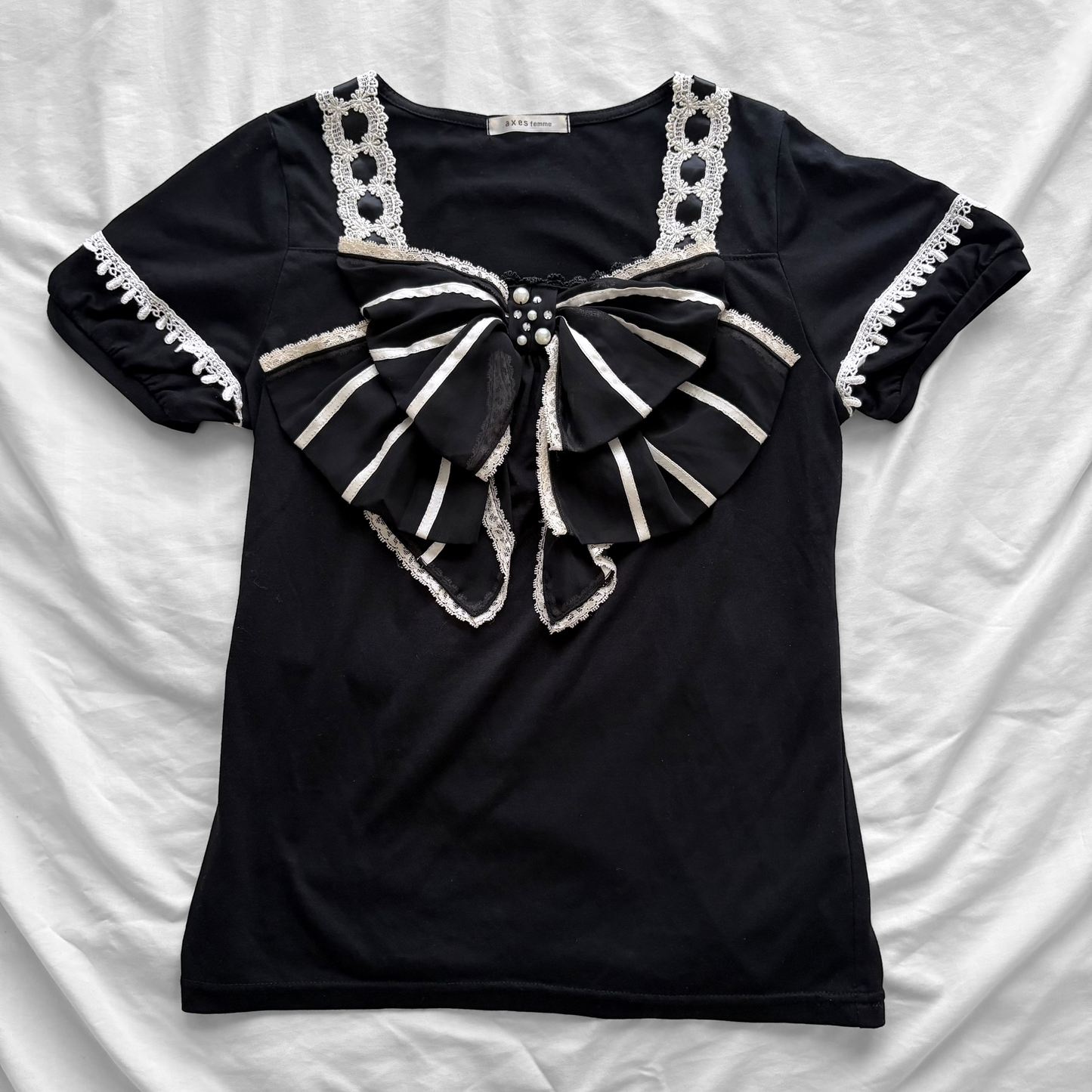 RARE ‘Axes Femme’ Big Ribbon Top