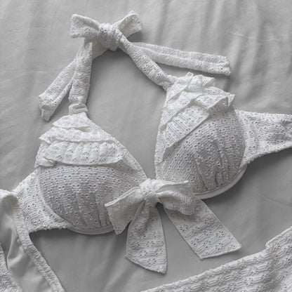 M size•Soft girl lace bikini Set