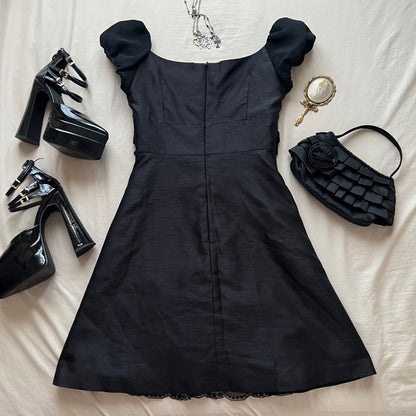 Dark coquette elegant dress