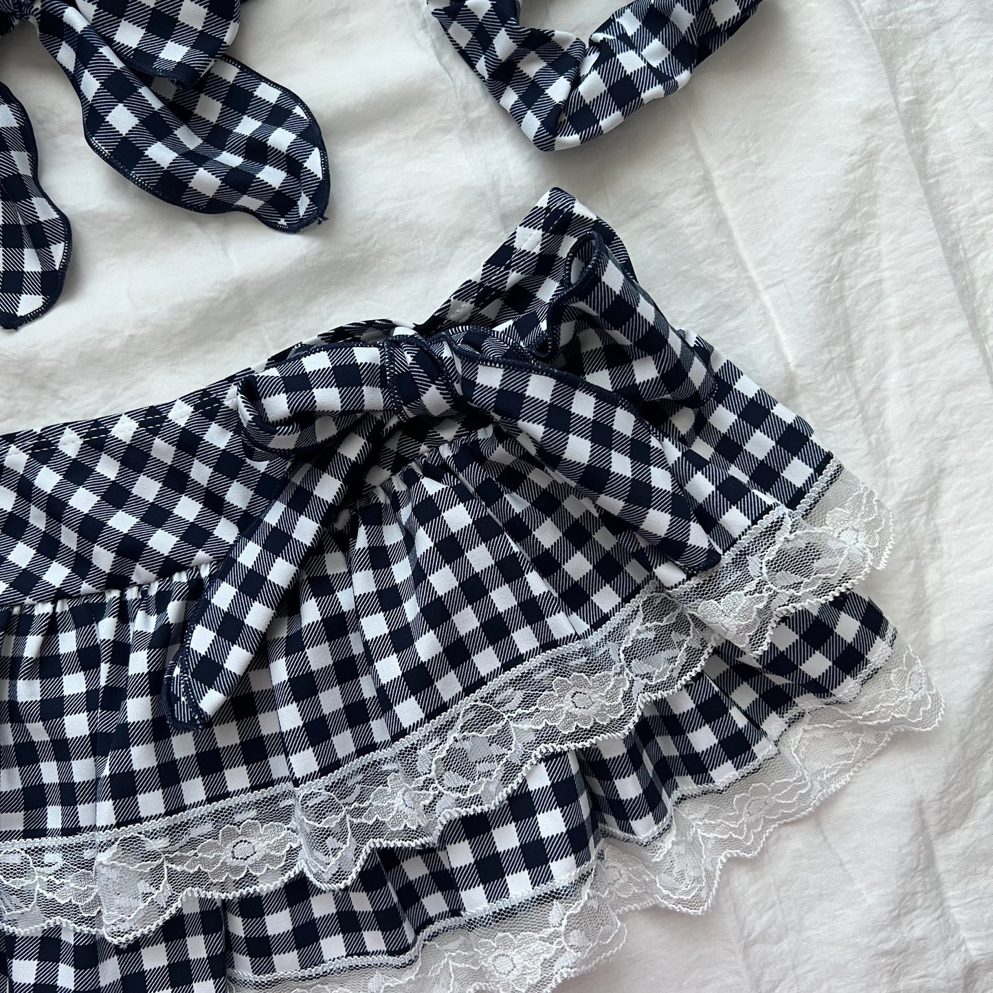 Dark Navy lace bikini set