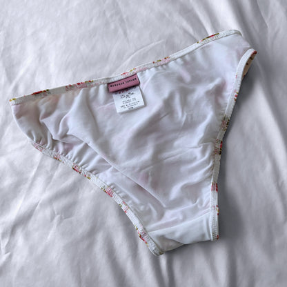 L size•White Floral bikini Set